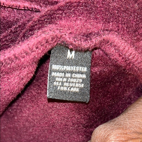 Rue21 Women's Burgundy Double-Breasted Pea Coat - Picture 15 of 16